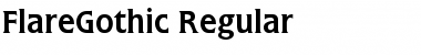FlareGothic-Regular Regular Font
