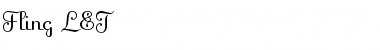 Fling LET Font