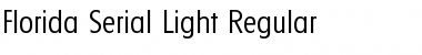 Florida-Serial-Light Font