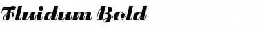 Fluidum Bold Font