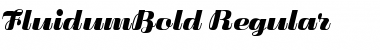 FluidumBold Regular Font