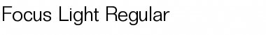 Focus-Light Regular Font