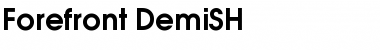 Forefront DemiSH Font