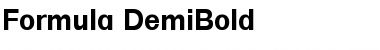 Formula-DemiBold Regular Font