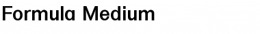 Formula-Medium Regular Font