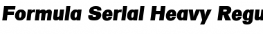 Formula-Serial-Heavy Font