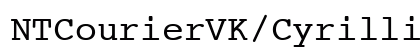 NTCourierVK/Cyrillic NormalOblique Font NTCourierVK/Cyrillic NormalOblique Font Preview