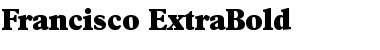 Download Francisco-ExtraBold Font