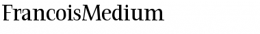 FrancoisMedium Regular Font