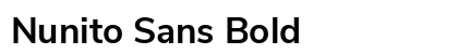 Nunito Sans Bold Preview