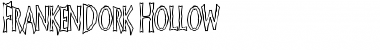 FrankenDork Hollow Regular Font