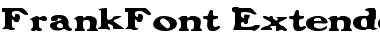 FrankFont Extended Regular Font