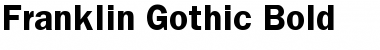 Franklin Gothic Font