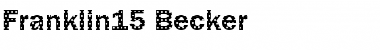 Franklin15 Becker Regular Font