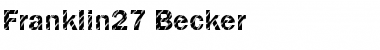 Franklin27 Becker Regular Font