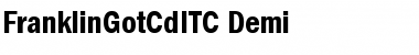 FranklinGotCdITC Demi Font