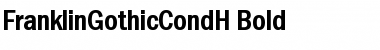 FranklinGothicCondH Font