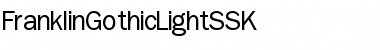 Download FranklinGothicLightSSK Font