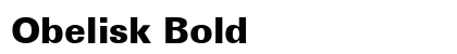 Obelisk Bold preview