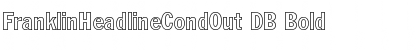 FranklinHeadlineCondOut DB Font