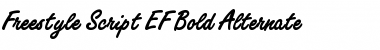 Freestyle Script EF Bold Alternate Font