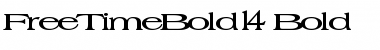 FreeTimeBold14 Font