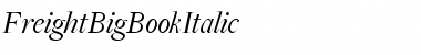 Download FreightBigBookItalic Font