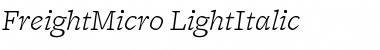 FreightMicro Font