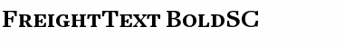 FreightText BoldSC Font