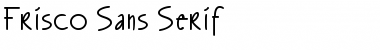 Frisco Sans Serif Regular Font