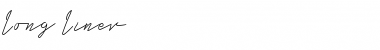 Long Liner Font