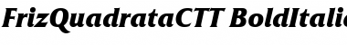 Download FrizQuadrataCTT Font