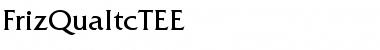 FrizQuaItcTEE Regular Font