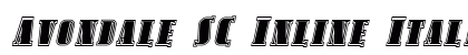 Avondale SC Inline Italic