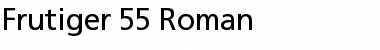 Frutiger 55 Roman Font