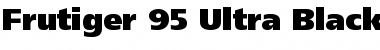 Frutiger 95 UltraBlack Font