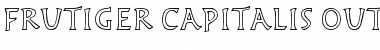 Download Frutiger Capitalis Font