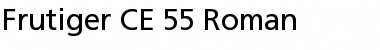 Download Frutiger CE 55 Roman Font