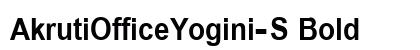 AkrutiOfficeYogini-S Bold preview