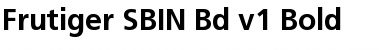 Frutiger SBIN Bd v.1 Bold Font