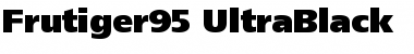 Frutiger95-UltraBlack Ultra Black Font
