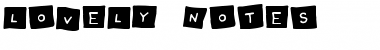 Lovely Notes Font
