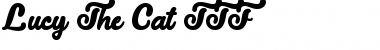 Lucy the Cat Font