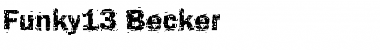 Funky13 Becker Regular Font