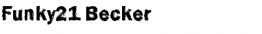 Funky21 Becker Font