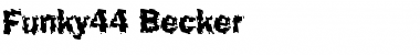 Funky44 Becker Font