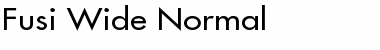 Fusi Wide Normal Font