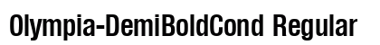 Olympia-DemiBoldCond Regular preview