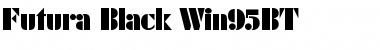 FuturaBlack Win95BT Regular Font