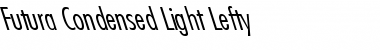 Download Futura-Condensed Light-Lefty Font